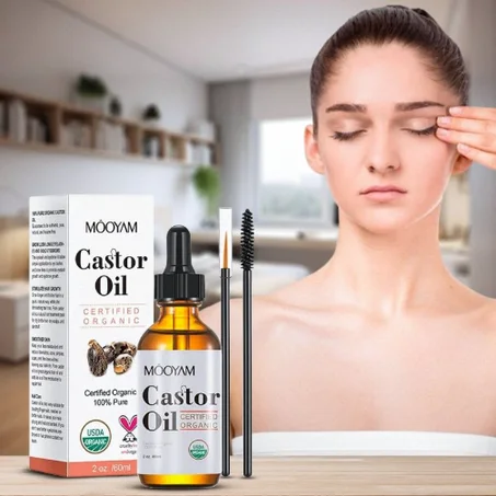 Castor oil for eyelashes & eyebrows (60ML) - KSA