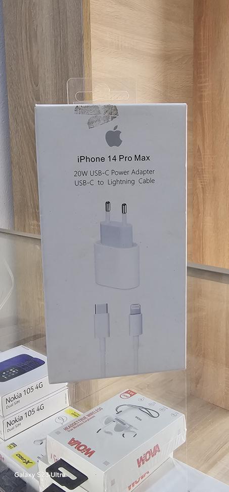 شاحن iPhone 14 Pro Max – 20W USB-C Power Adapter