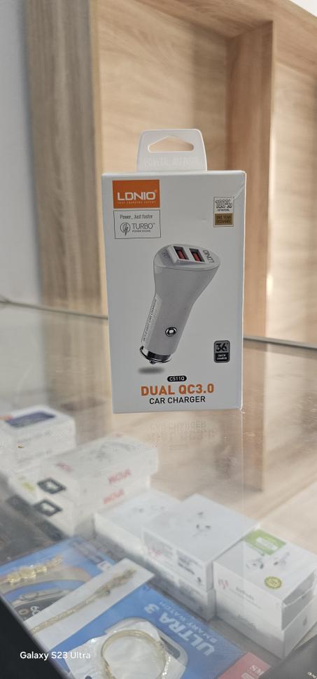 شارجور السيارة LDNIO Dual QC3.0
