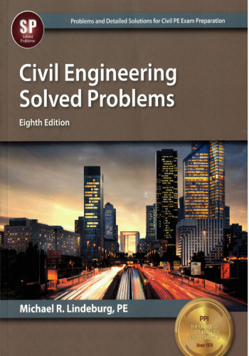 Download Civil Engineering Solved Problems 8th Edition PDF – 370+ Practice