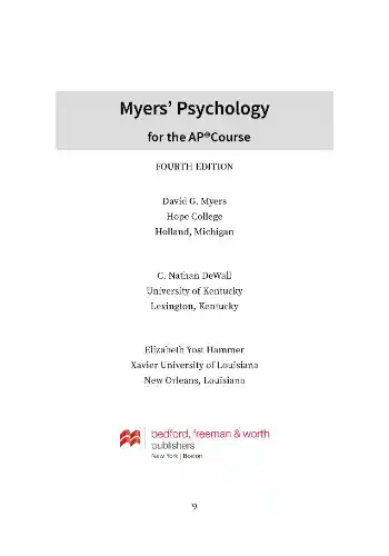 Myers Psychology 4th Edition PDF — AP Course Download