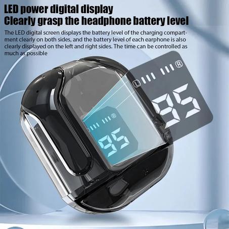 🎧✨ سماعات بلوتوث بشاشة LED – استمع بحرية ووضوح أينما كنت!
