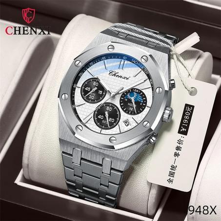 🕰️✨ ساعة CHENXI CX948 الرجالية – أناقة رجال الأعمال تبدأ من معصمك!