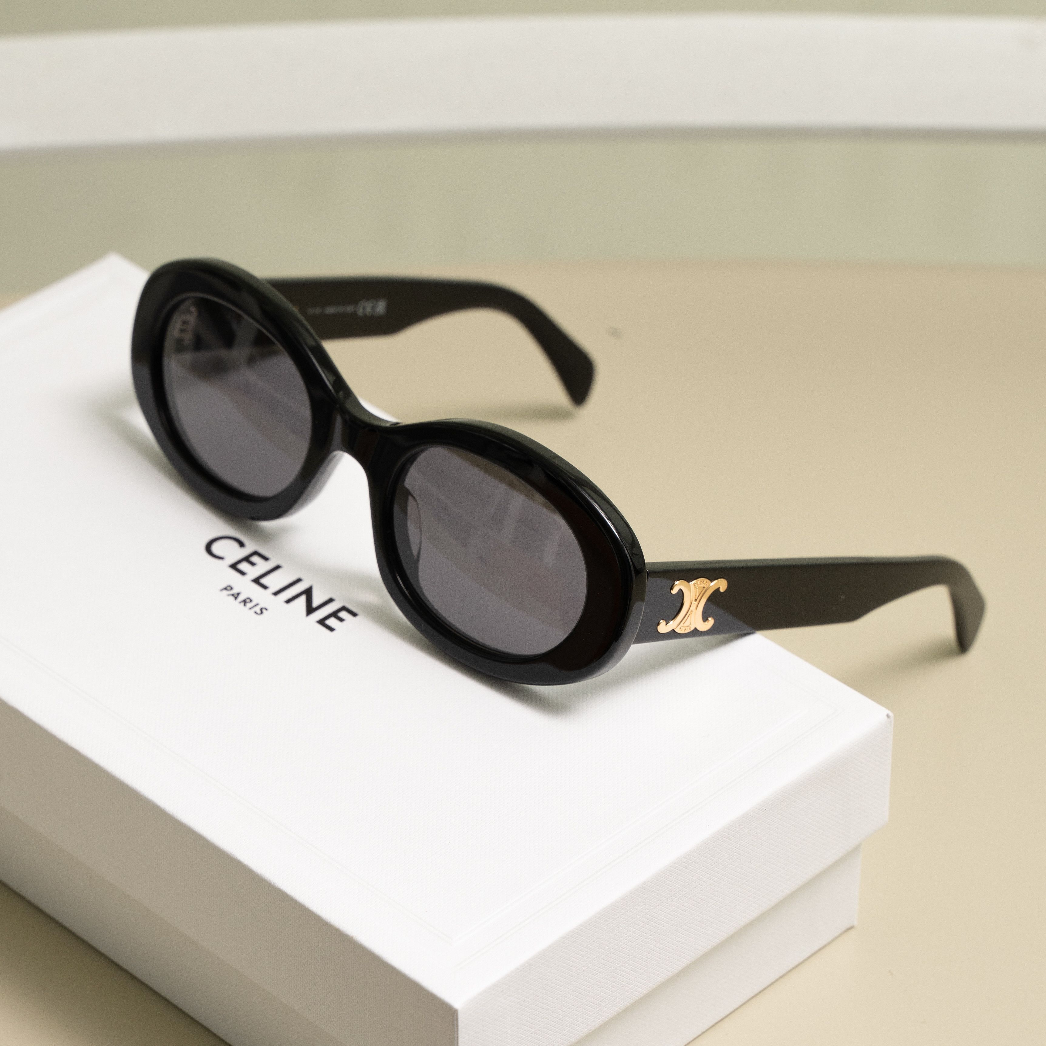 CELINE Triomphe Sunglasses Black