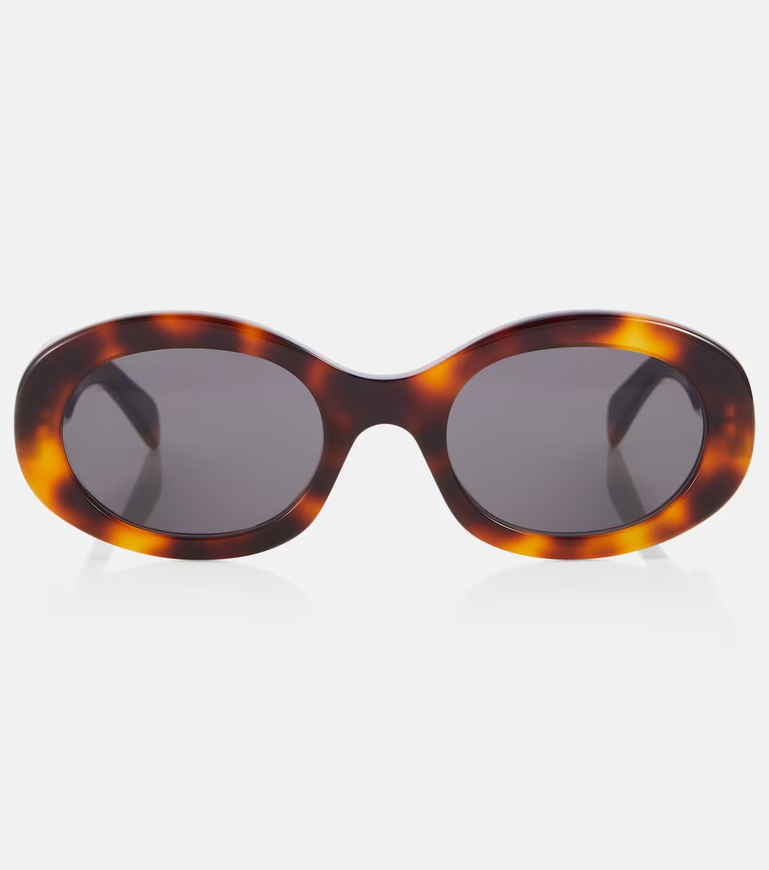 Triomphe 01 oval sunglasses brown