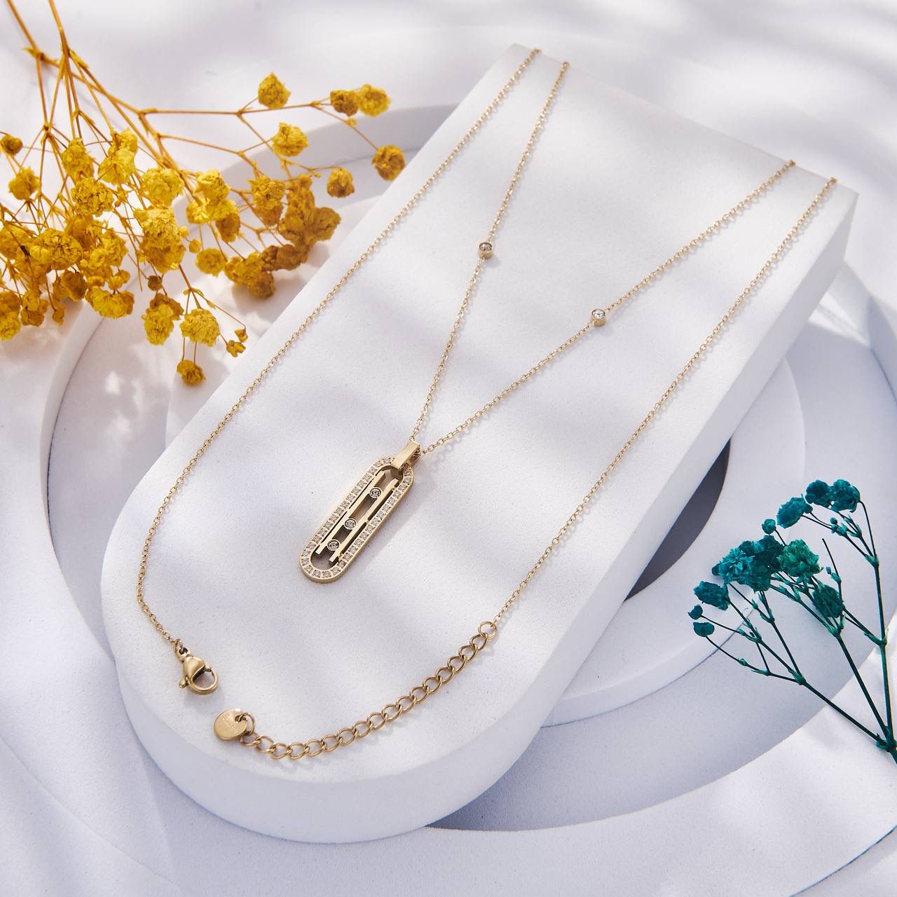 Sautoir en acier inoxydable