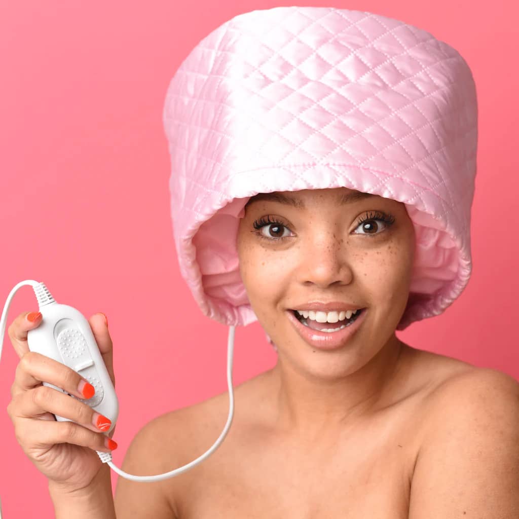 BONNET CHAUFFANT POUR CHEVEUX