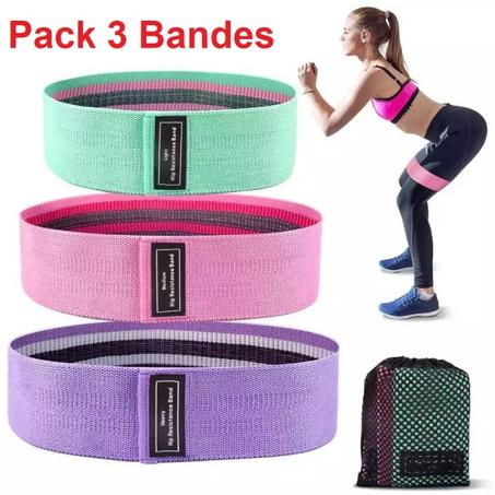 Pack 3 Bandes Élastiques