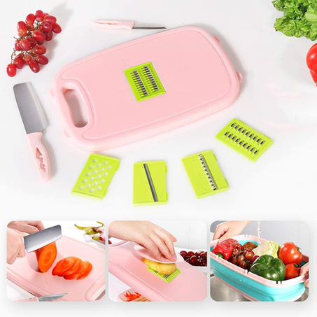 PLANCHE À DÉCOUPER PLIABLE MULTIFONCTION 9 EN 1  / لوح تقطيع متعدد الوظائف 9 في 1