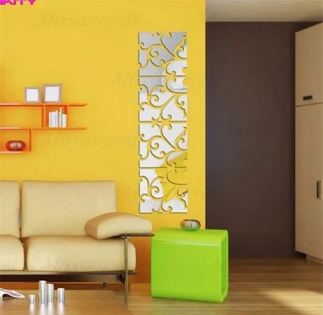 3D Mirror Wall Stickers