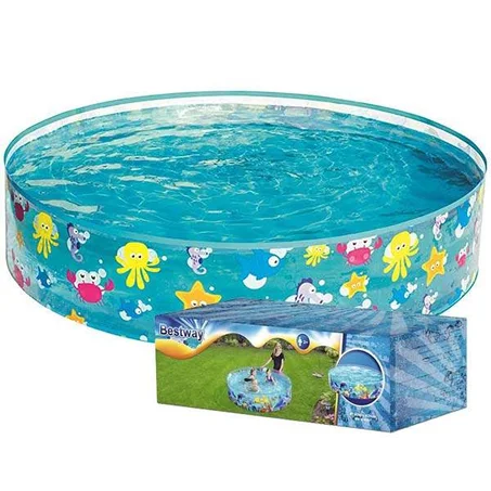 مسبح قابل للنفخ للأطفال الذين تتراوح أعمارهم بين 4 و 7