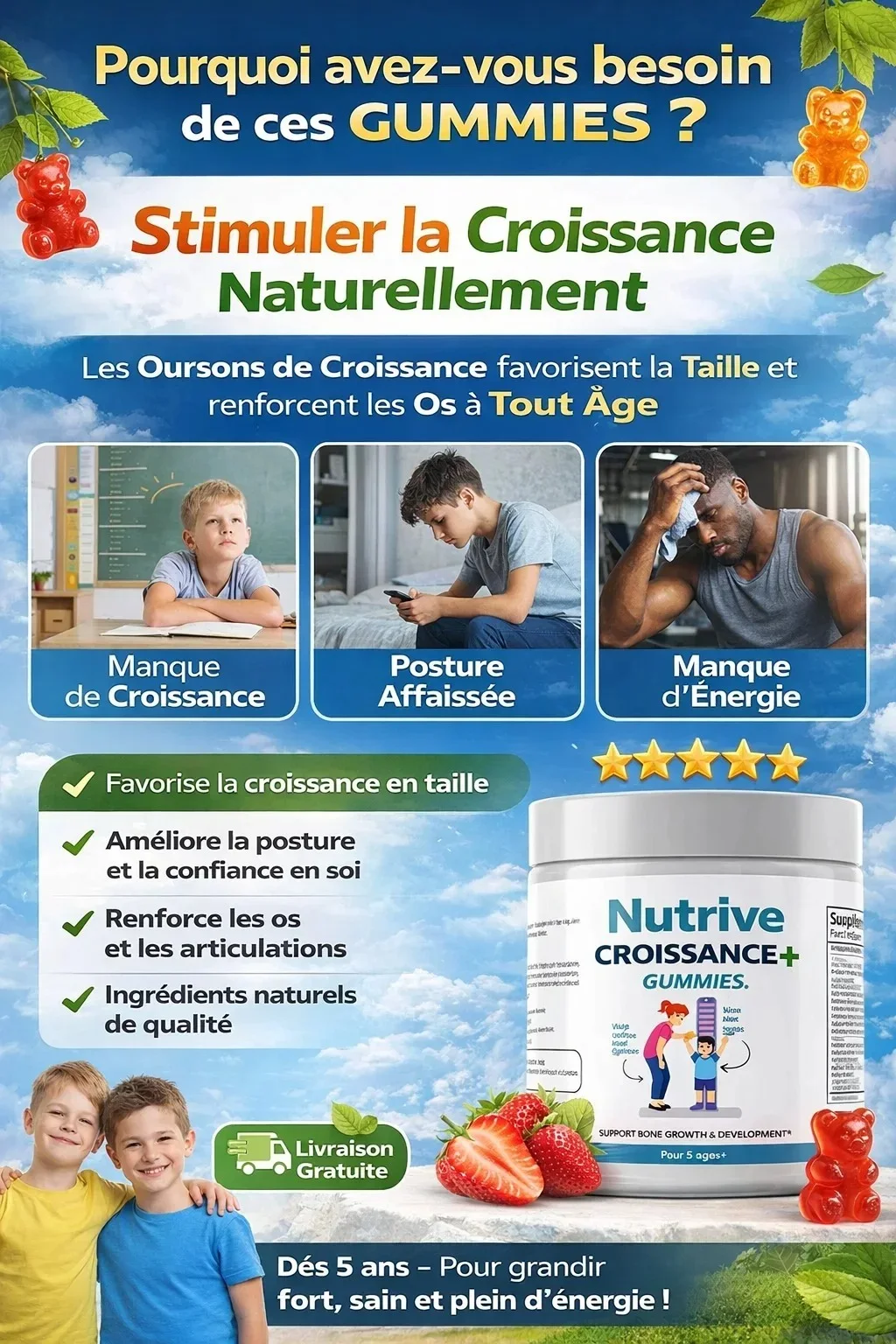 Gummies Croissance