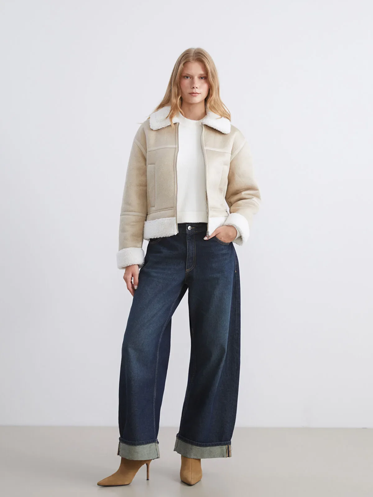 Manteau Écrou Femme