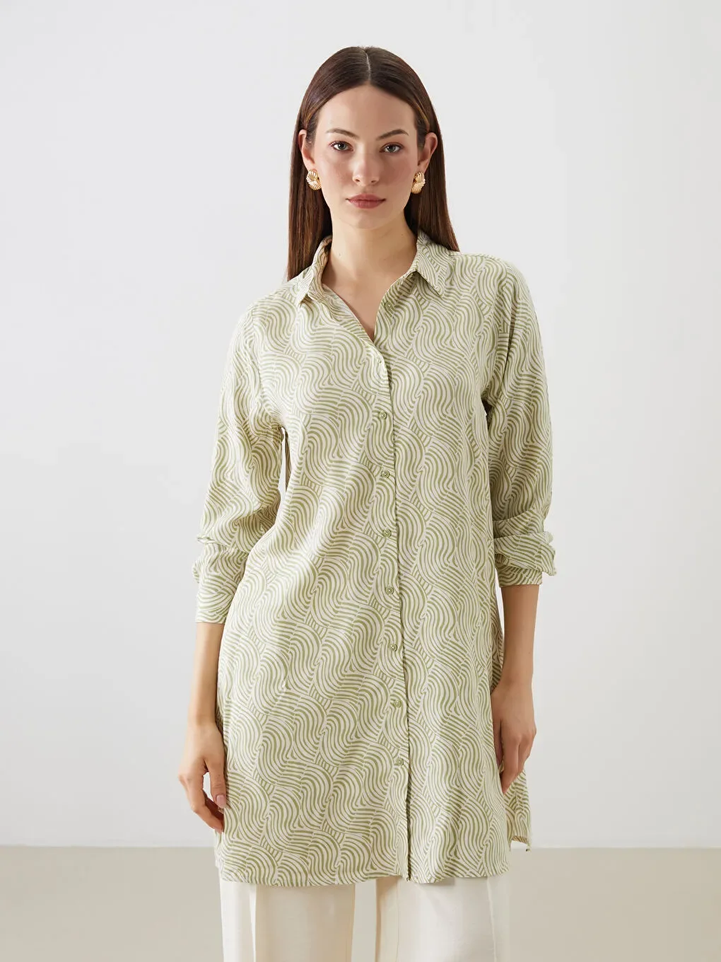 Tunique Chemise Florale Pour Femmes