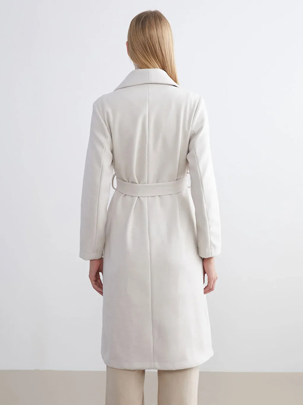 Manteau Cachet À Col Veste Pour Femmes