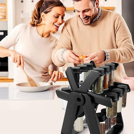 طقم توابل دوار بيلف 360 درجة