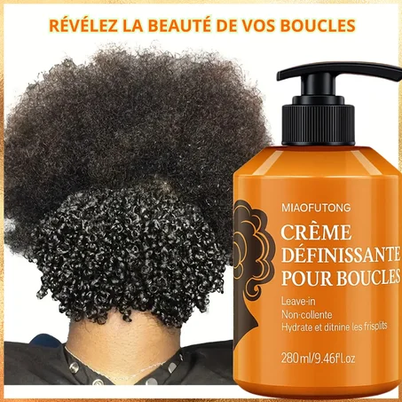 Crème Bouclée 280ml à l’Huile de Noix – Hydratation & Définition