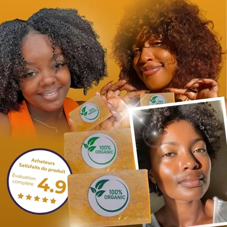 (3 Savon🧱 + Cadeau🎁) Savon Magique au Curcuma