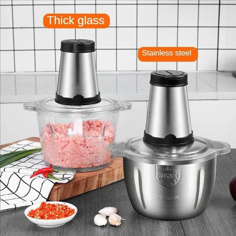 Hachoir cooking Germany 2 in1 Inox et Glass 2L  هاشوار