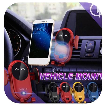 حامل الهاتف وشاحن لاسلكي قابل للدوارن 360 درجة