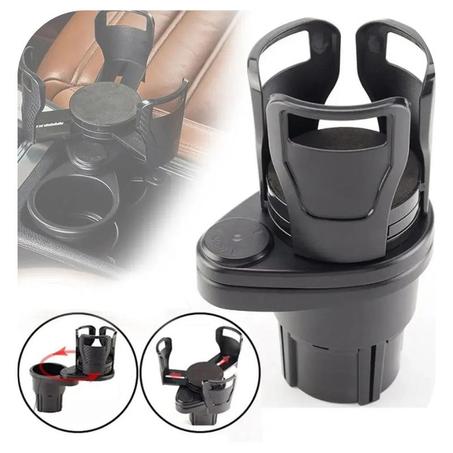 حامل أكواب السيارة 2 في 1، الحل الأمثل لتنظيم مشروباتكم والحفاظ على سيارتكم نظيفة ومنظمة!