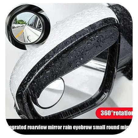 مراة رؤية خلفية للسيارة مساعدة مدمجة لرؤية واضحة بزاوية 360 درجة قابلة للتعديل