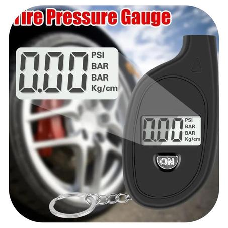 مقياس رقمي لقياس ضغط إطارات السيارة