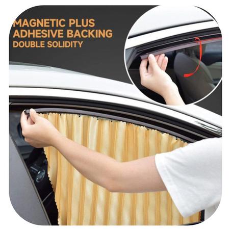 4 ستائر النوافذ الجانبية الممغنطة للسيارة في ثلاث ألوان: الحل الأمثل لحماية سيارتك وعائلتك من أشعة الشمس