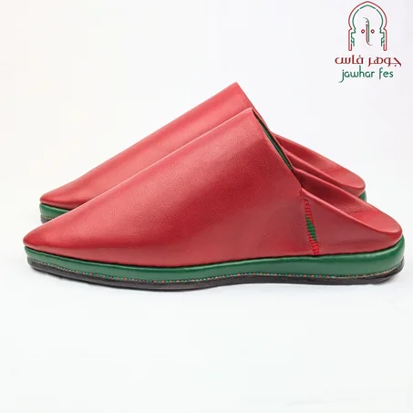 Babouche lion de l'Atlas