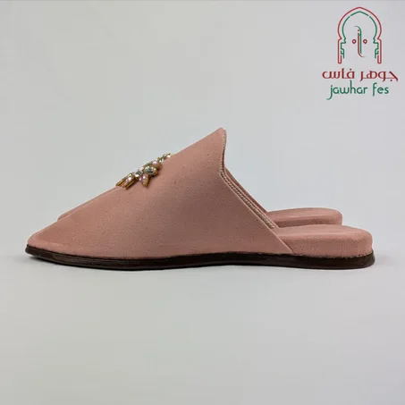 Babouche en Rose clair