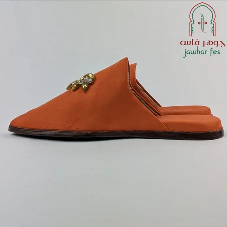 Babouche en Orange
