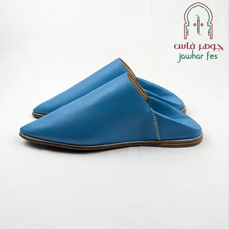 babauche en bleu clair