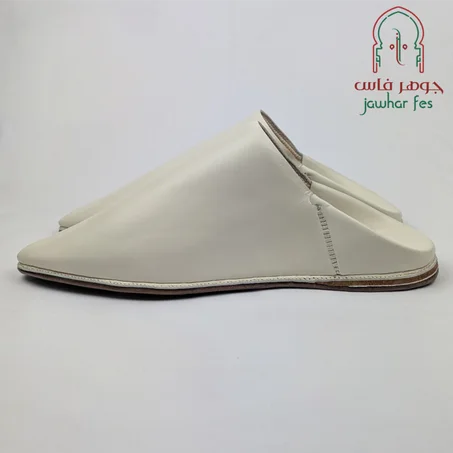Babauche  royal en Blanc cassé