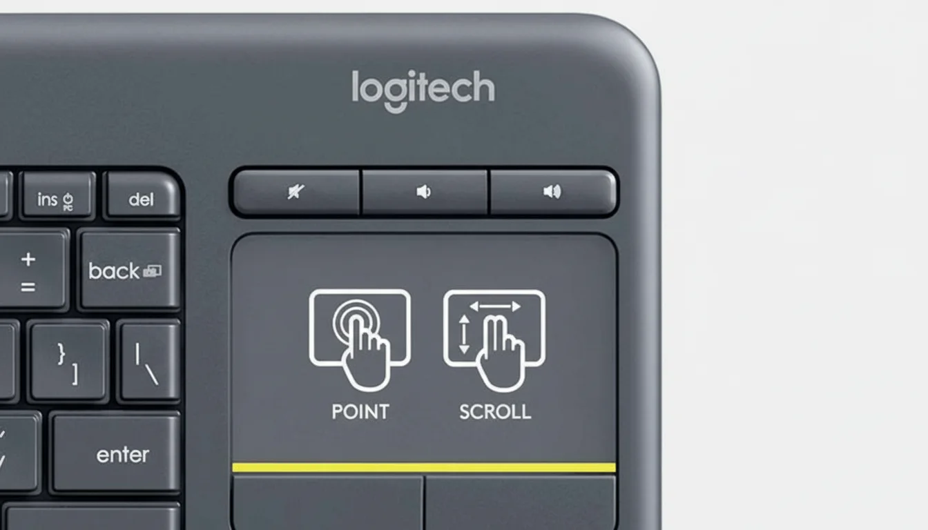 لوحة مفاتيح لاسلكية Logitech K400 Plus