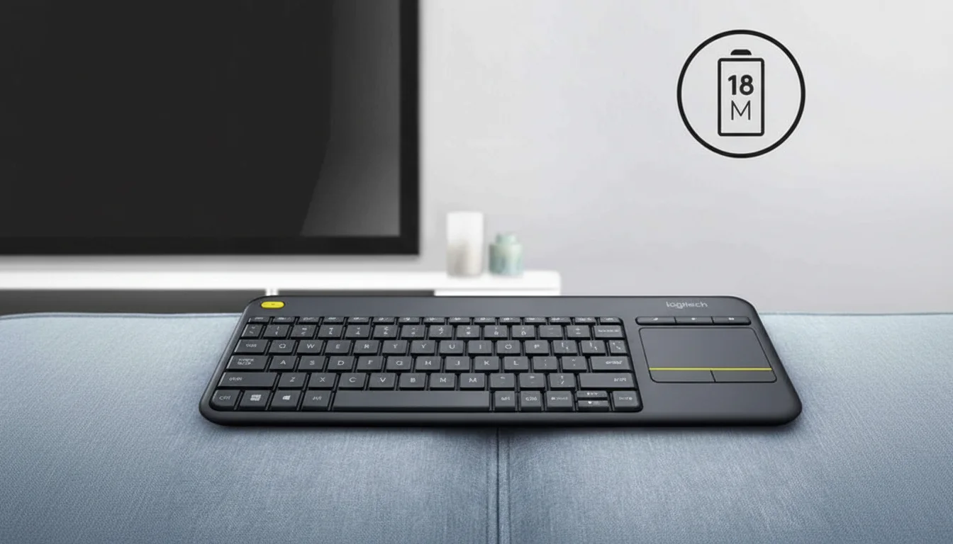 لوحة مفاتيح لاسلكية Logitech K400 Plus