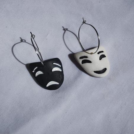 Theatre Masks earrings
