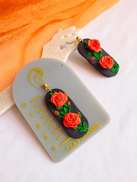 Roses garden earrings