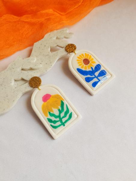 Art miniatures earrings