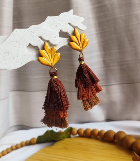 Autumn hues earrings