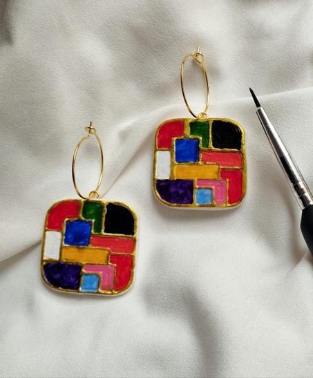 Patchwork Earrings