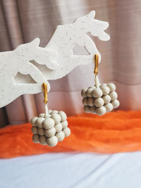 Bubble candle earrings