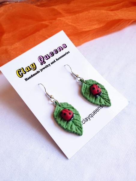 Ladubug earrings