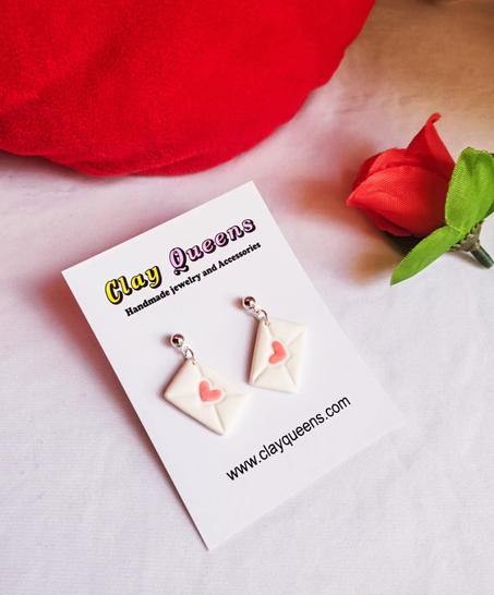 Classic love letter earrings