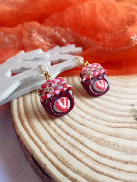 Strawberry Jam earrings