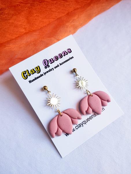 Lotus earrings