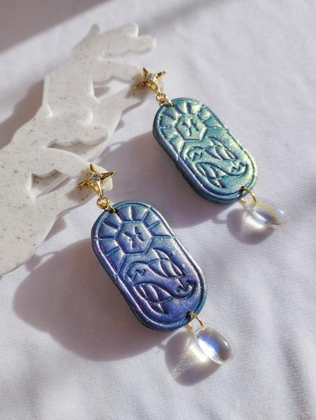 Pisces earrings