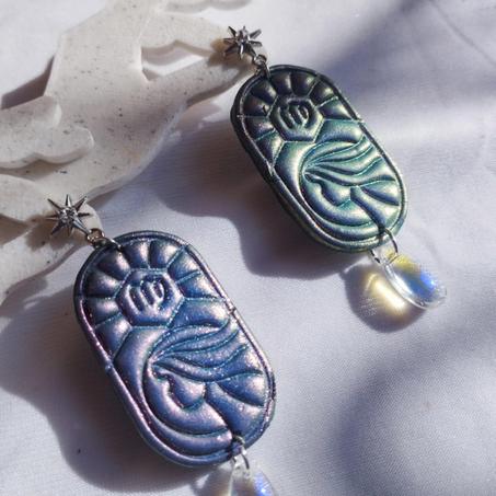 Virgo earrings