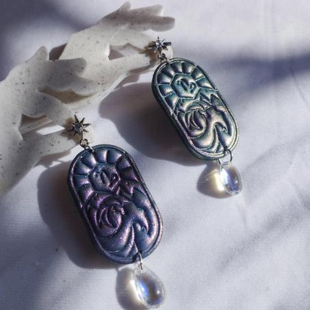 Capricorn earrings