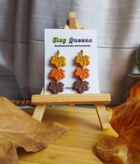 Maple leaves earrings