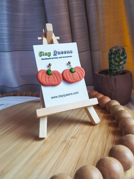 Pumpkin earrings